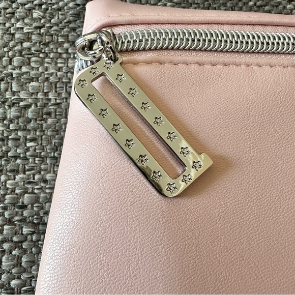 NEW RARE DIOR POUCH BAG SEQUINS BEADED ZIP MAKEUP TOILETRY COSMETIC CASE PINK - Picture 3 of 11